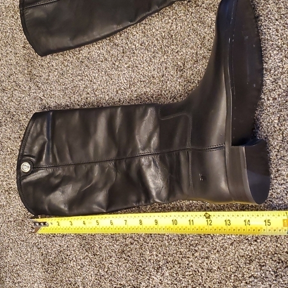SoldFRYE Melissa 3 Button 2 Riding knee length Tall boots shoes combat sz 6 - Picture 12 of 12